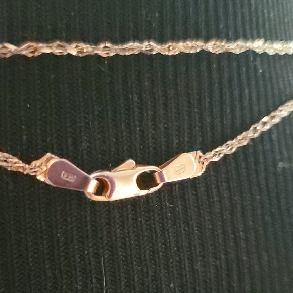 14k Gold 25 Inch Rope Chain - Picture 6 of 8